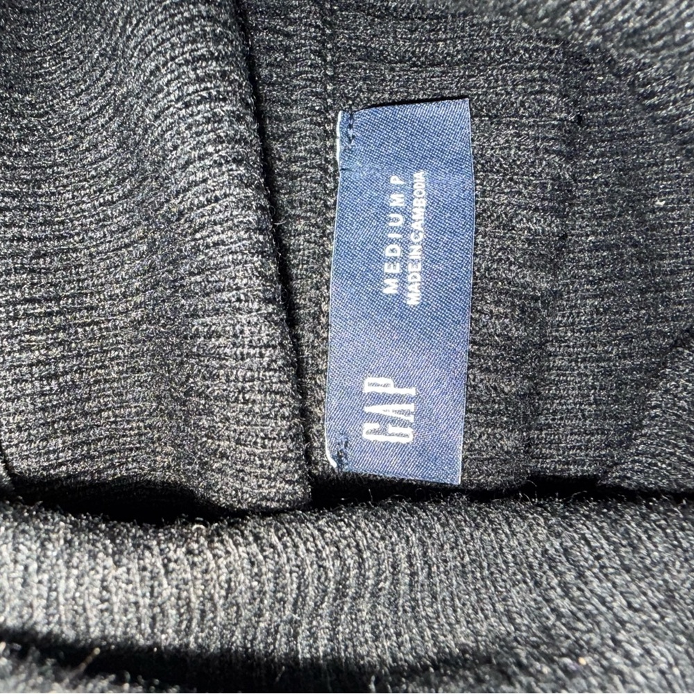 Gap black ribbed turtleneck dress - Picture 5 of 6